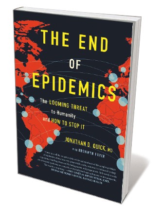 Book jacket 'End of Epidemics'