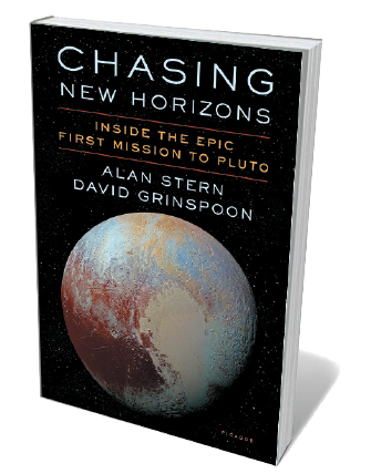 Book jacket 'Chasing New Horizons'