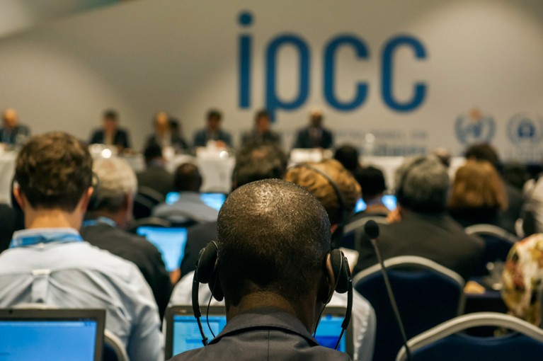 Delegates and experts attend the 45th IPCC opening ceremony