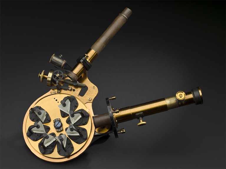 Norman Lockyer astronomical spectroscope, 1868