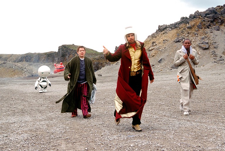 A scene from The Hitchhiker's Guide to the Galaxy 2005