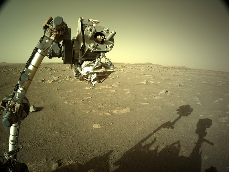 NASA's Mars Perseverance rover's Navcam
