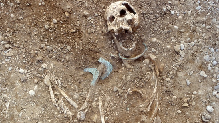 Analyses of human skeletons suggest many women moved to Germany’s Lech River valley during the Bronze Age.