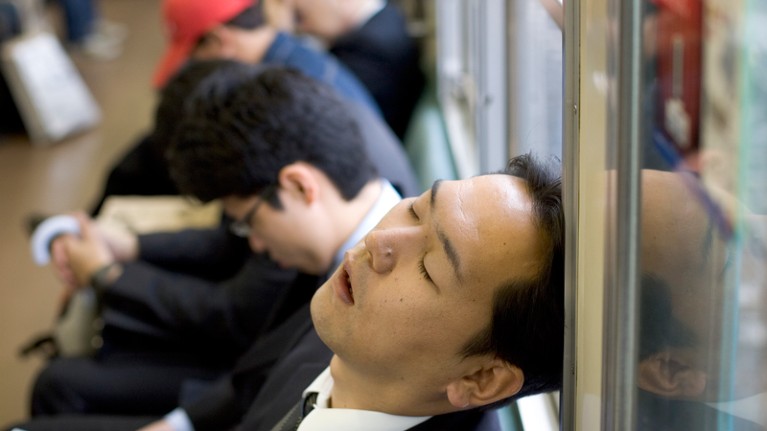 A sleep deficit slows brain cells and may lead to people taking impromptu naps.