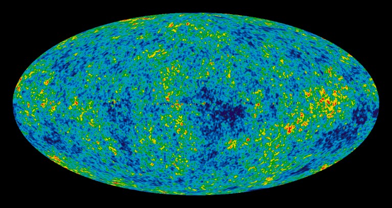 A detailed, all sky picture of the infant universe created from nine years of WMAP data.