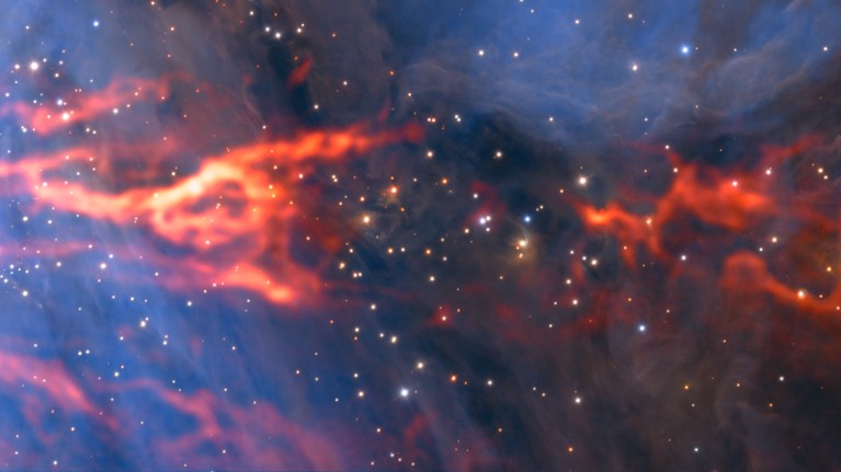 Part of the Orion Nebula
