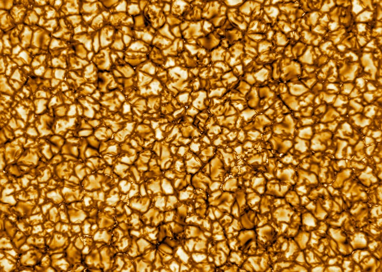 The Daniel K. Inouye Solar Telescope has produced the highest resolution image of the Sun’s surface ever taken.