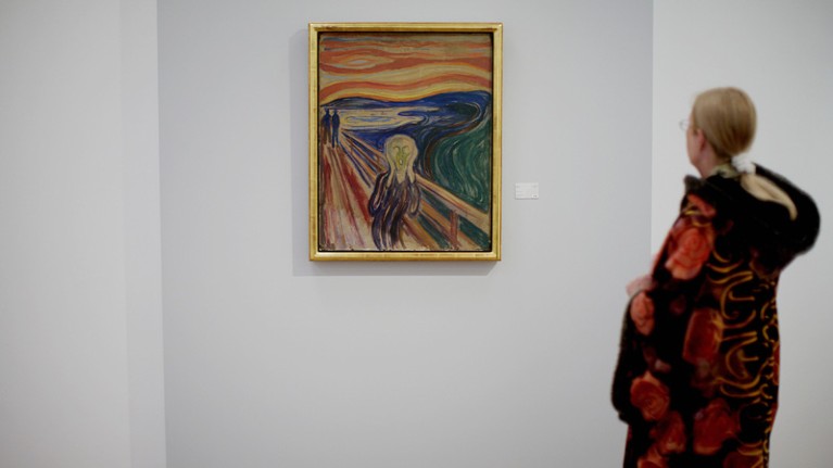 "The Scream" by expressionist painter Edvard Munch.