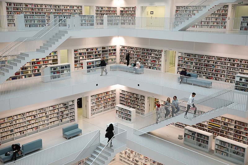 Stuttgart Public Library in Germany
