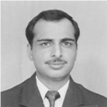 black and white headshot of Muhammad Afzal