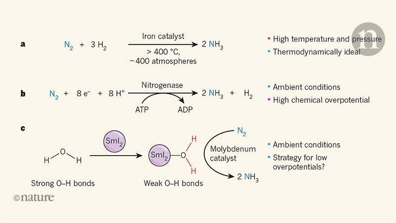 A fresh approach to synthesizing ammonia from air and water