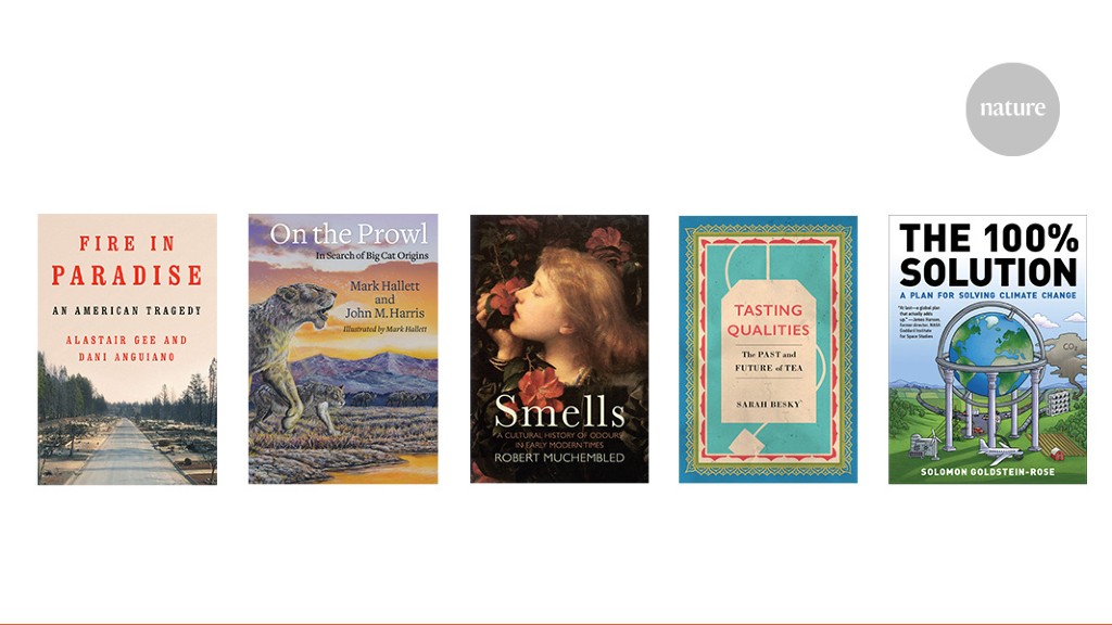 A lively history of smell, practical solutions for climate change, and big cats on the prowl: Books in brief - Nature.com