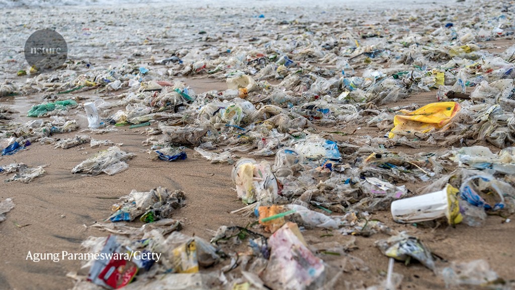 The plastic littering a beach can be tracked to its source