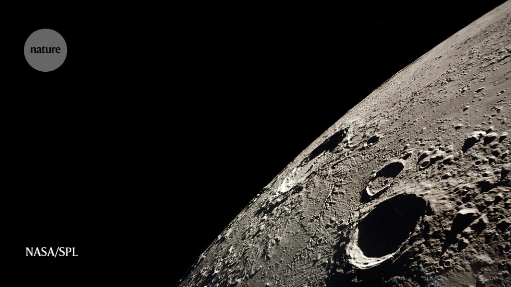 space shuttle crashing on the moon