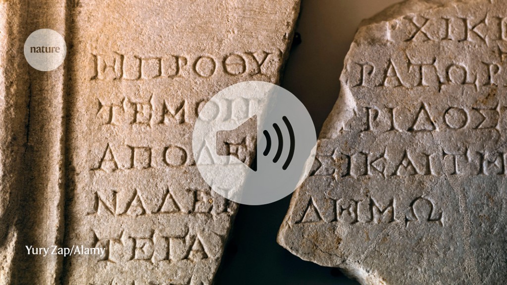 The AI that deciphers ancient Greek graffiti