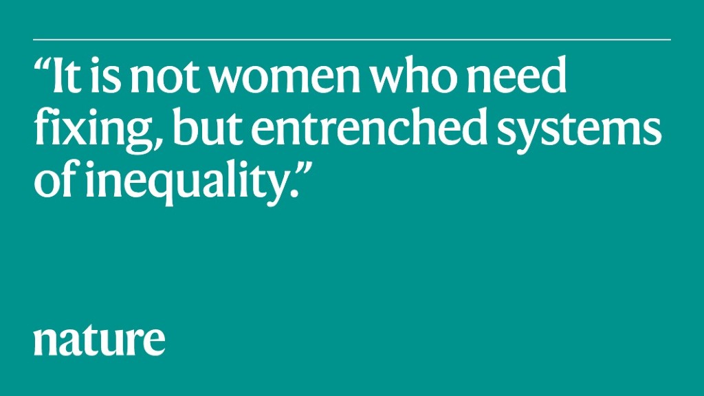 To advance equality for women, use the evidence