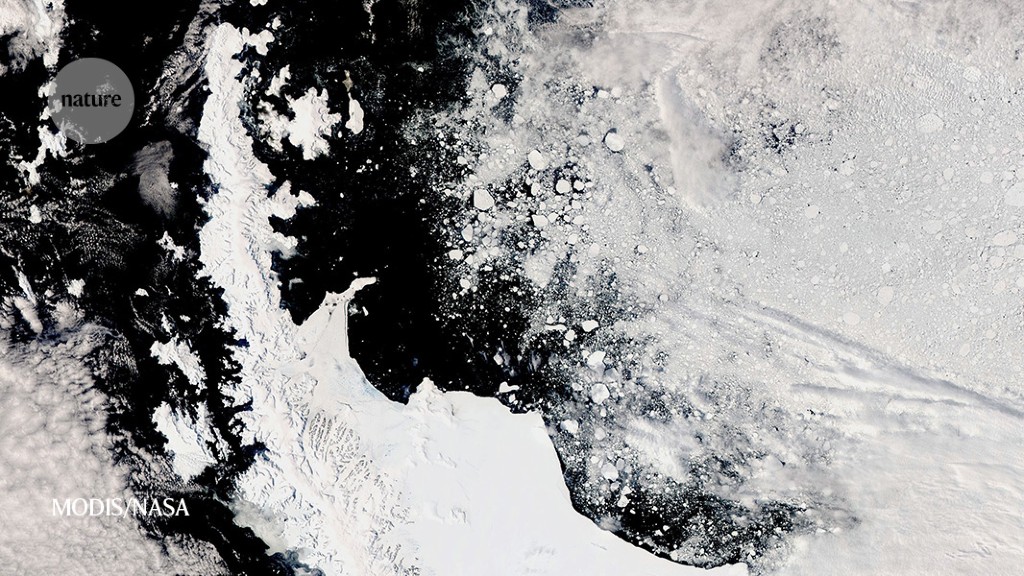 Huge ice shelves collapse after sky rivers surge into Antarctica