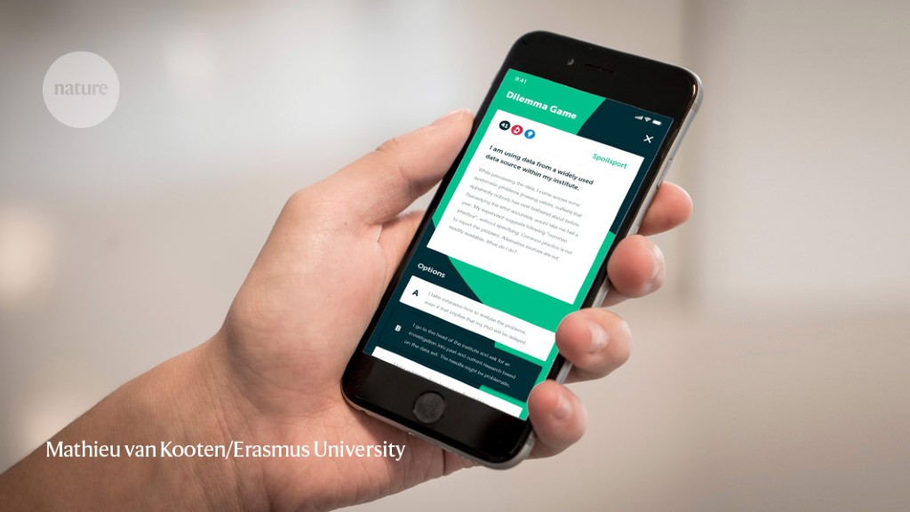 This app helps researchers explore ethical dilemmas