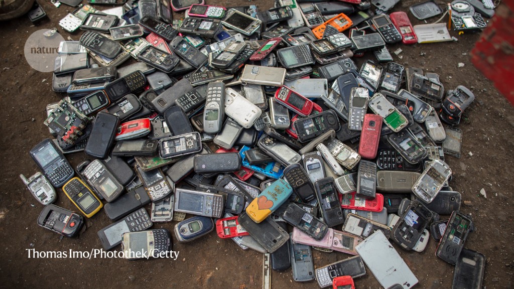 A fortune in gold is buried in electronic waste