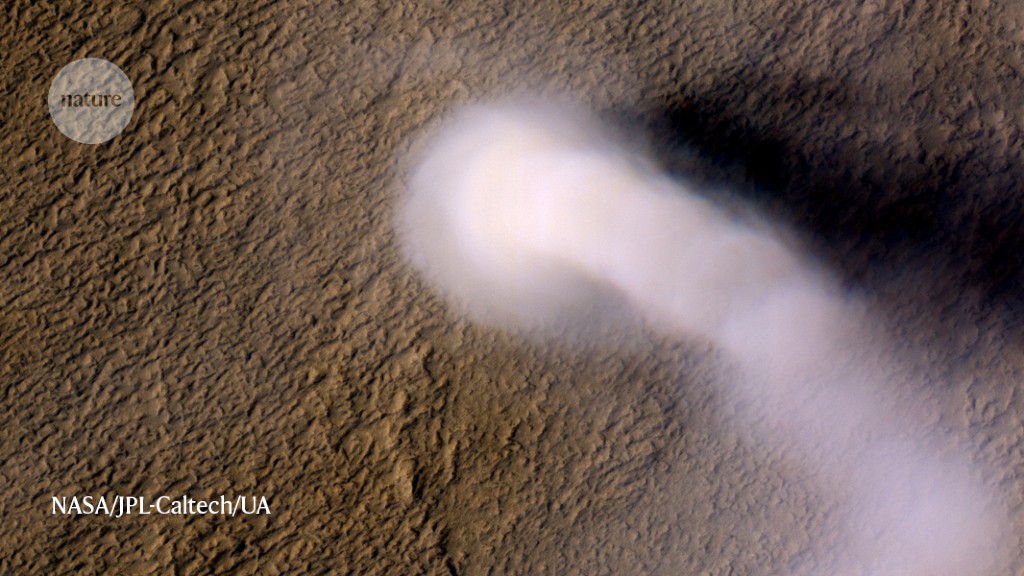 A keen-eared rover captures the sound of a Martian dust devil