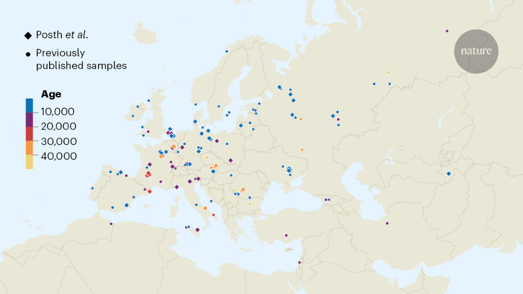The genomic history of ice-age Europeans