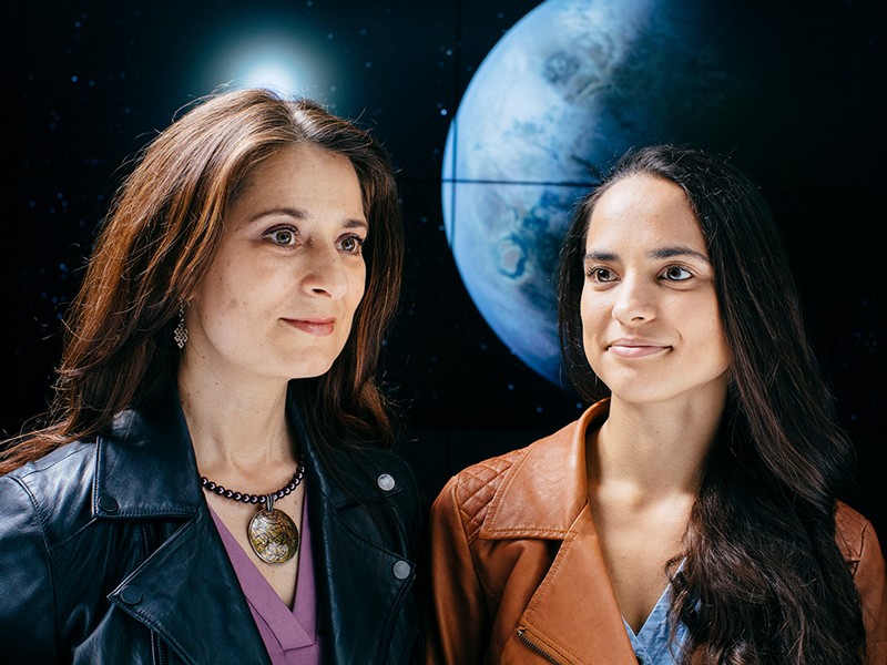 Mother–daughter duo work together to find new worlds