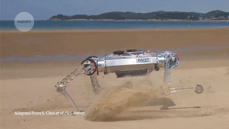 Swift progress for robots over complex terrain