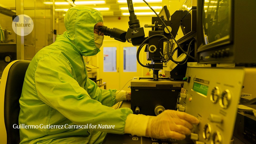 I work in an ultra-clean room on ultra-small chips