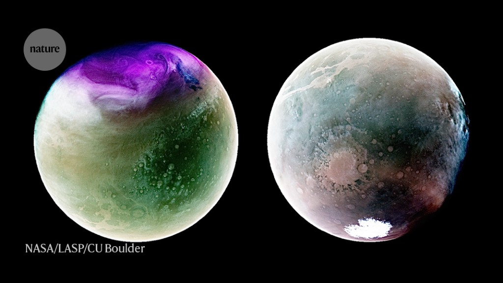 Mars mission snaps striking ultraviolet view — image of the week