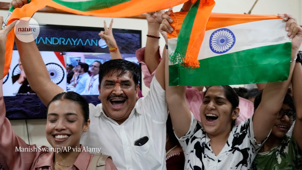 India lands on the Moon! Scientists celebrate as Chandrayaan-3 touches down