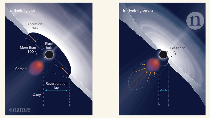 Black hole goes with the flow