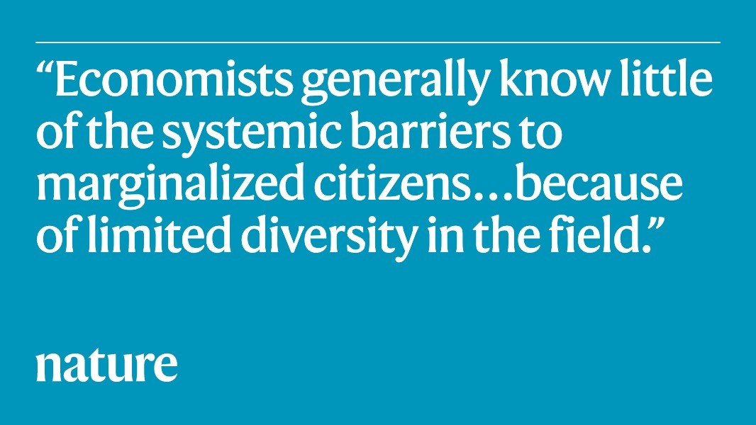 Rethink economics to help marginalized people