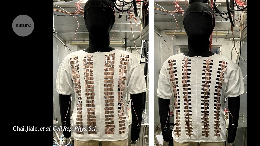 ‘Smart’ clothing flexes to provide relief from the heat