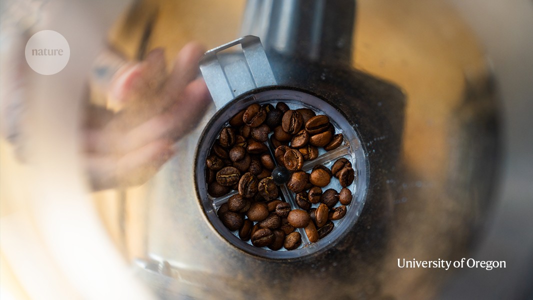 Why coffee particles clump and make a mess during grinding