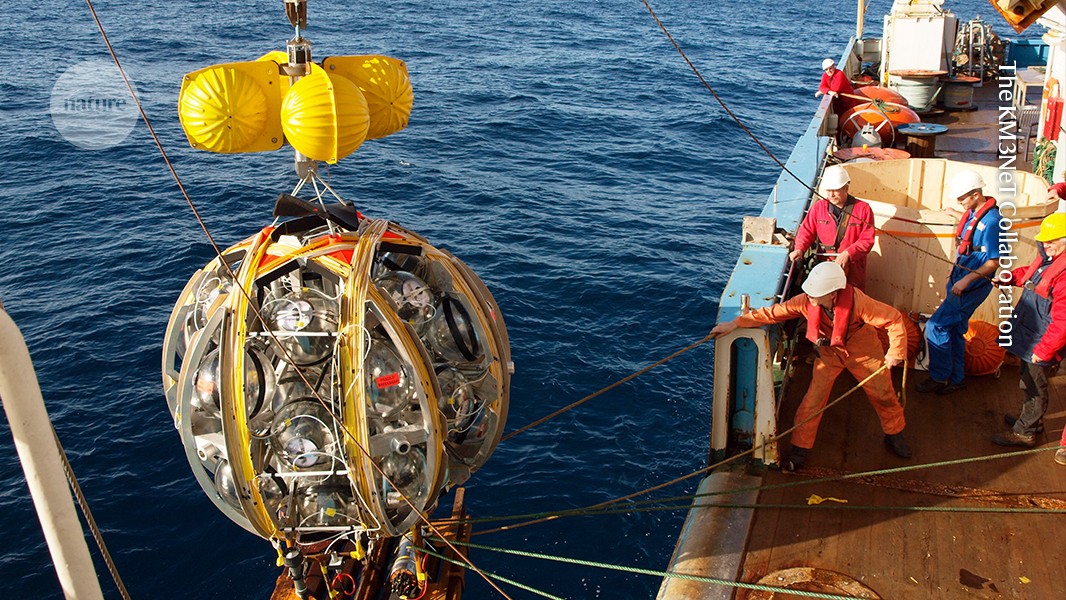 Mysterious neutrino barrels through deep waters near Sicily