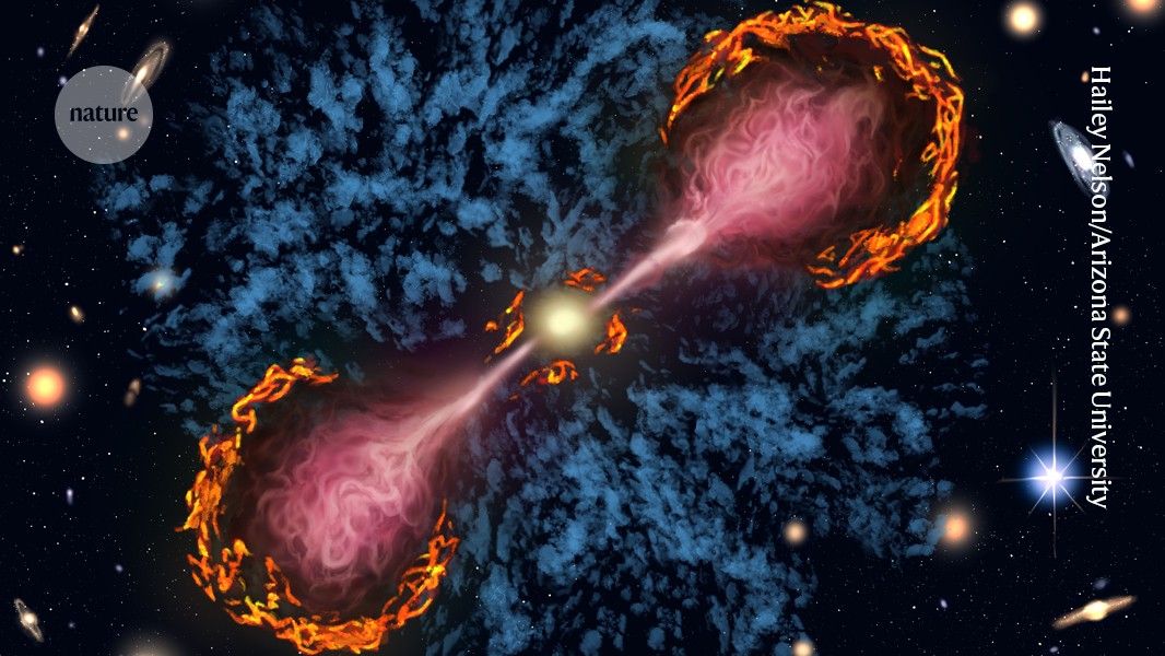 A black hole’s jets have a halo effect