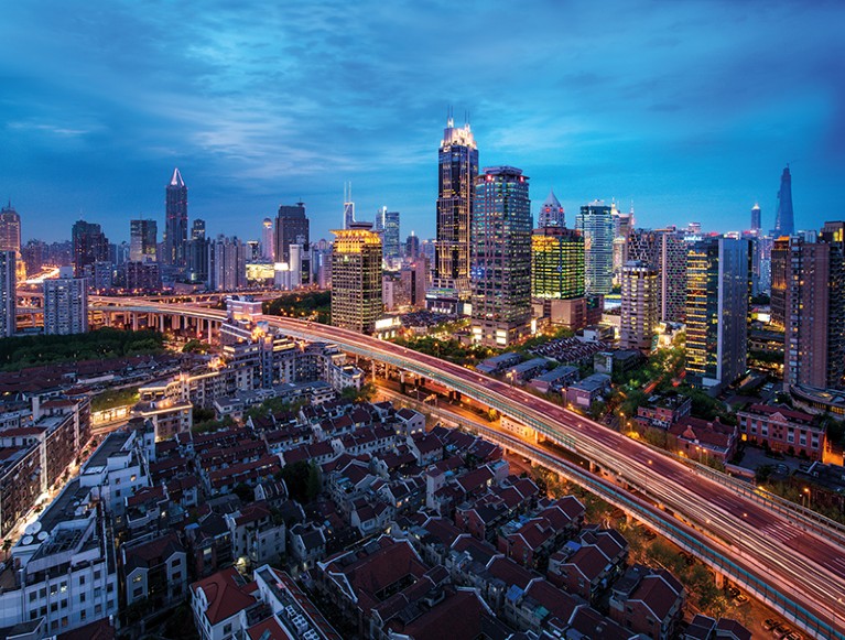 Cityscape from China