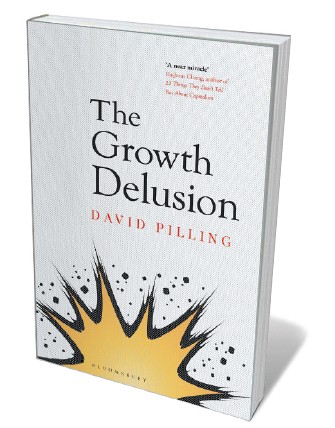 Book jacket 'The Growth Delusion'