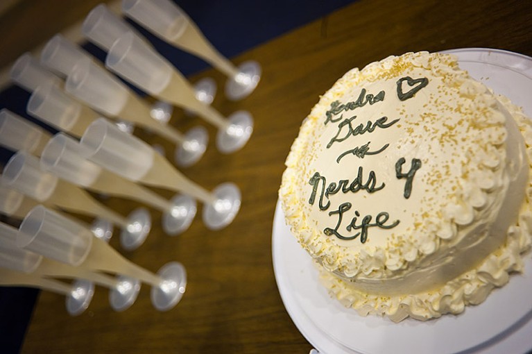 Marriage proposal cake