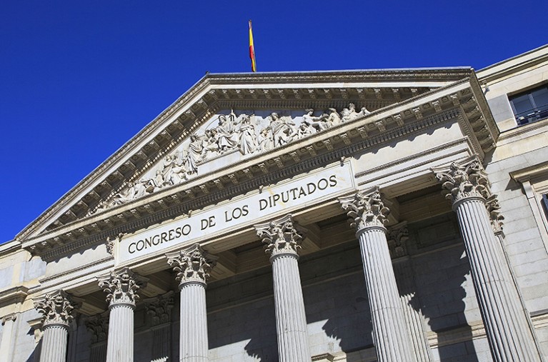 Spanish Parliament buildings
