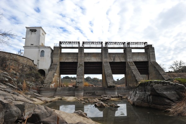 Photograph of the Yecla dam removal