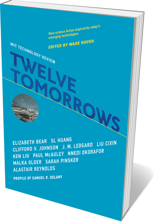 Book jacket 'Twelve Tomorrows