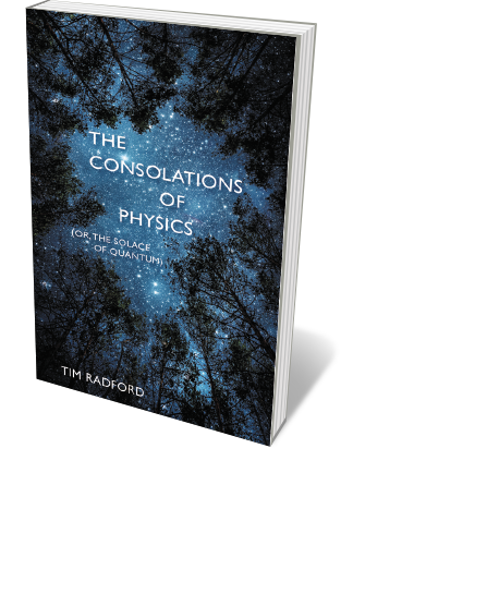 Book jacket 'Consolation of Physics'