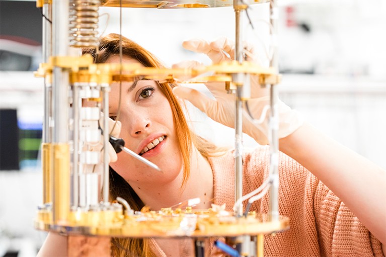 Photo of studen at the Institute of Science and Technology Austria