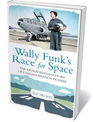 Book jacket 'Wally Funk's Race for Space'
