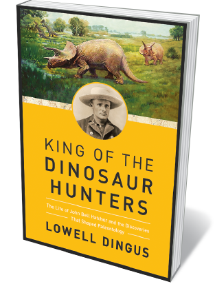 Book jacket 'King of the Dinosaur Hunters'