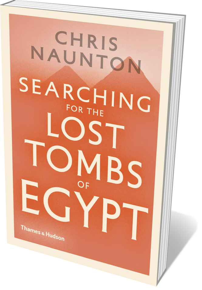 Book jacket 'Searching for the Lost Tombs of Egypt'