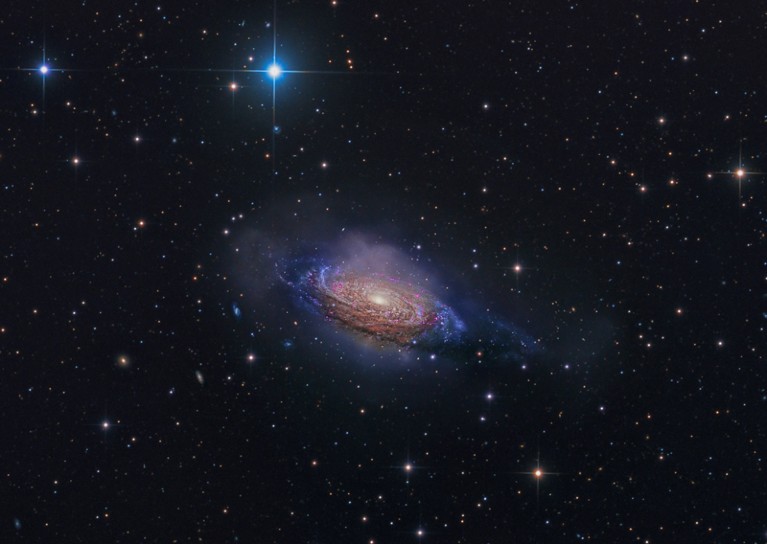 The spiral galaxy NGC 3521