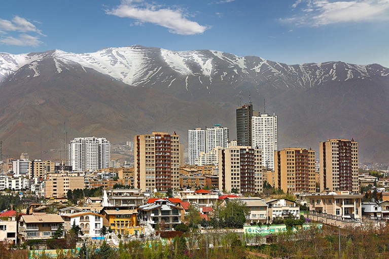 Skyline of Tehran