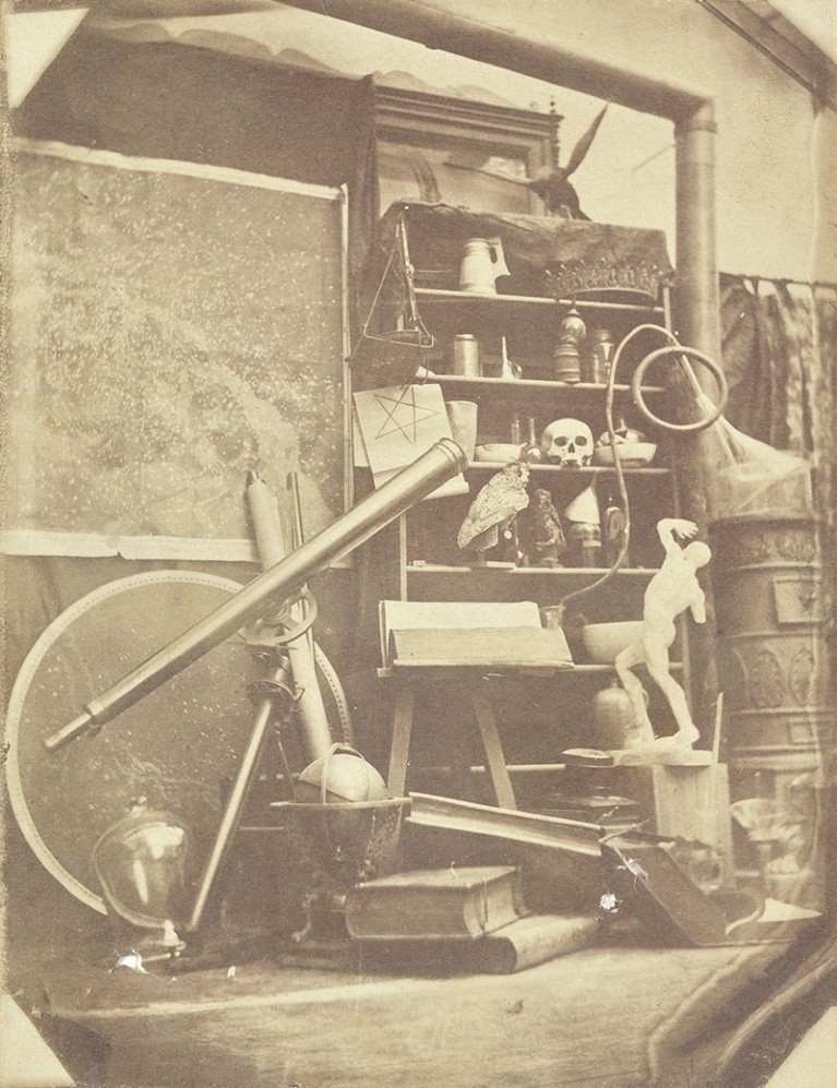 Still life photo 'At the Astronmer's' by Hermann Krone, 1853